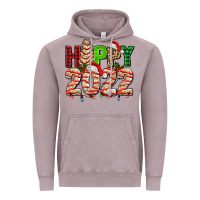 Vintage Zinc happy 2022 with christmas tree cake Vintage Hoodie - AdoDesignShop