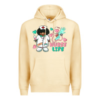 Pina Colada nurse life afro american nurse Premium Hoodie - BarkalooDesign