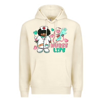 Sandshell nurse life afro american nurse Premium Hoodie - BarkalooDesign
