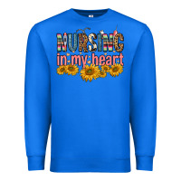 True Royal nursing in my heart Premium Sweatshirt - FaDigitalArtStudio