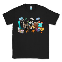 Black i hook it up sewing Classic Tee - Zillion Design Studio