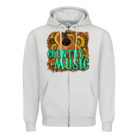 Country Music Western Zipper Hoodie | Teevron