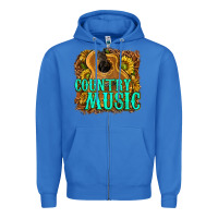 True Royal country music western Zipper Hoodie - texasbilliewilder