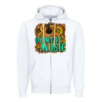 White country music western Zipper Hoodie - texasbilliewilder