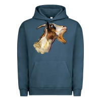 Pigment Midnight Navy Tennessee Goat Head Urban Hoodie - LillyAllenDesigns