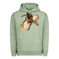 Pigment Oil Green Tennessee Goat Head Urban Hoodie - LillyAllenDesigns