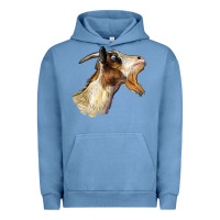 Pigment Pebble Blue Tennessee Goat Head Urban Hoodie - LillyAllenDesigns