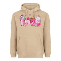 Mushroom breast cancer coffee cups Heavyweight Hoodie - Zillion Design Studio