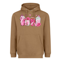 Toasted Coconut breast cancer coffee cups Heavyweight Hoodie - Zillion Design Studio