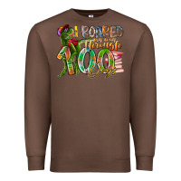 Chestnut i roared my way through 100 days Premium Sweatshirt - RacoonDesign