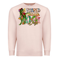 Pale Pink i roared my way through 100 days Premium Sweatshirt - RacoonDesign