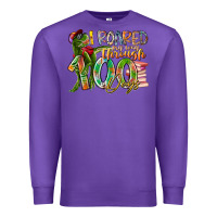 Purple i roared my way through 100 days Premium Sweatshirt - RacoonDesign