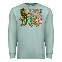 Seafoam i roared my way through 100 days Premium Sweatshirt - RacoonDesign
