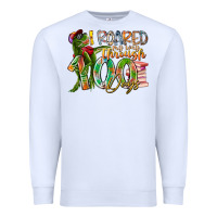 White i roared my way through 100 days Premium Sweatshirt - RacoonDesign
