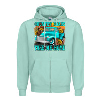 Seafoam country roads take me home western Zipper Hoodie - texasbilliewilder