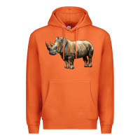 Carrot Rhino Illustrations Premium Hoodie - LillyAllenDesigns