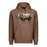 Chestnut Rhino Illustrations Premium Hoodie - LillyAllenDesigns