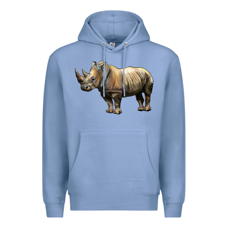 Rhino Illustrations Premium Hoodie by LillyAllenDesigns | Teevron