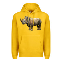 Lemon Rhino Illustrations Premium Hoodie - LillyAllenDesigns