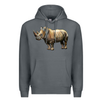 Rock Rhino Illustrations Premium Hoodie - LillyAllenDesigns