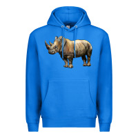 True Royal Rhino Illustrations Premium Hoodie - LillyAllenDesigns