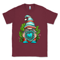 Burgundy western gnome with turquoise gemstone Classic Tee - texasbilliewilder