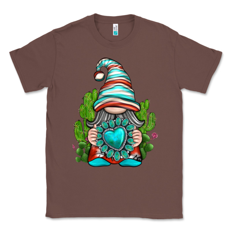 Western Gnome With Turquoise Gemstone Classic Tee by texasbilliewilder | Teevron