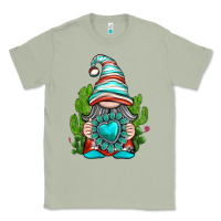 Matcha western gnome with turquoise gemstone Classic Tee - texasbilliewilder