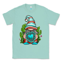 Seafoam western gnome with turquoise gemstone Classic Tee - texasbilliewilder