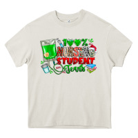 Cream 100 Nursing Student Tears Heavy Core Tee - CowhideDigitalArt