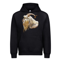 Black kiko goat face Urban Hoodie - LillyAllenDesigns
