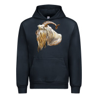 Navy kiko goat face Urban Hoodie - LillyAllenDesigns