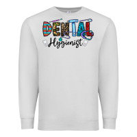 Dove Grey dental hygienist Premium Sweatshirt - CowhideDigitalArt