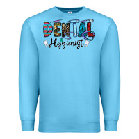 Ocean Blue dental hygienist Premium Sweatshirt - CowhideDigitalArt