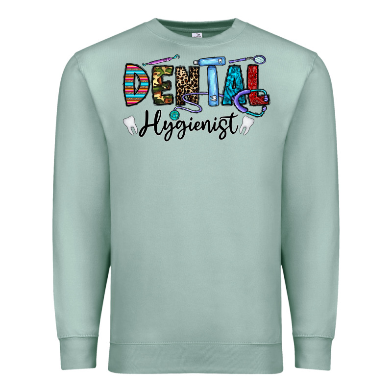 Dental Hygienist Premium Sweatshirt by CowhideDigitalArt | Teevron