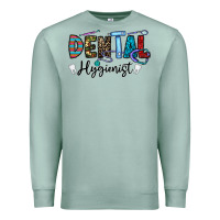 Seafoam dental hygienist Premium Sweatshirt - CowhideDigitalArt