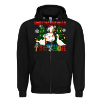 Black honking through the snow Zipper Hoodie - Zillion Design Studio