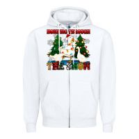 White honking through the snow Zipper Hoodie - Zillion Design Studio