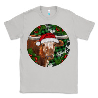 Moon Dust Longhorn Cow Christmas Classic Tee - RanaPortraitStore