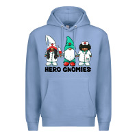 Colony Blue hero gnomies african american nurse gnomies medical gnomies Premium Hoodie - BarkalooDesign