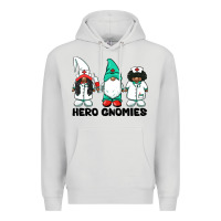 Dove Grey hero gnomies african american nurse gnomies medical gnomies Premium Hoodie - BarkalooDesign