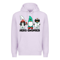 Lilac hero gnomies african american nurse gnomies medical gnomies Premium Hoodie - BarkalooDesign