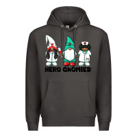 Smoke hero gnomies african american nurse gnomies medical gnomies Premium Hoodie - BarkalooDesign