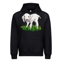 Black Baby Angora Goat Urban Hoodie - LillyAllenDesigns