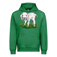Emerald Baby Angora Goat Urban Hoodie - LillyAllenDesigns
