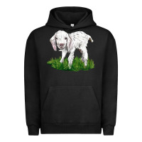 Pigment Black Baby Angora Goat Urban Hoodie - LillyAllenDesigns