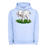 Pigment Grape Ice Baby Angora Goat Urban Hoodie - LillyAllenDesigns