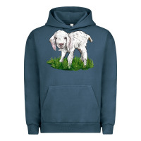 Pigment Midnight Navy Baby Angora Goat Urban Hoodie - LillyAllenDesigns