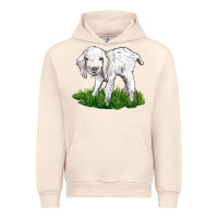 Sandshell Baby Angora Goat Urban Hoodie - LillyAllenDesigns