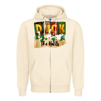 Sandshell christmas duck the halls Zipper Hoodie - Zillion Design Studio